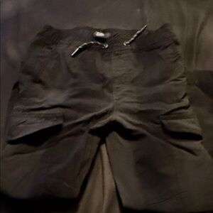 Public Black Cargo drawstring pants